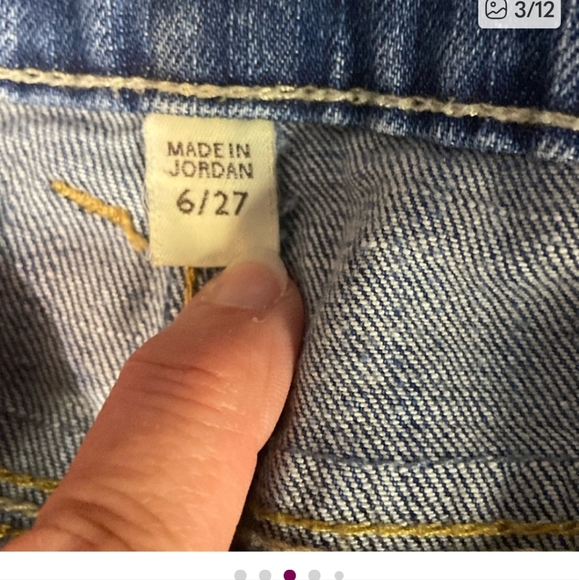 Nine West Vintage America Women’s Size 6 Short Boot Leg Blue Jeans - Picture 3 of 10